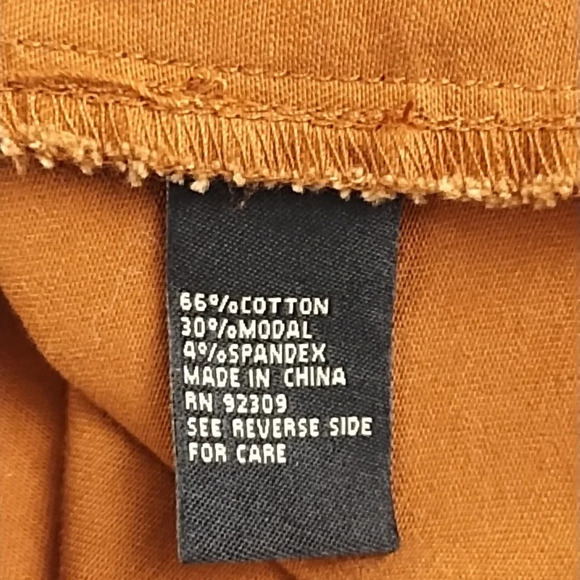 DG2 Diane Glimen Rich Rust Stretch Canvas Jacket with Brass Details - Picture 12 of 16